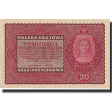 Pologne, 20 Marek, 1919, 1919-08-23, KM:26, SUP+