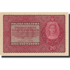 Banknote, Poland, 20 Marek, 1919, 1919-08-23, KM:26, UNC(60-62)