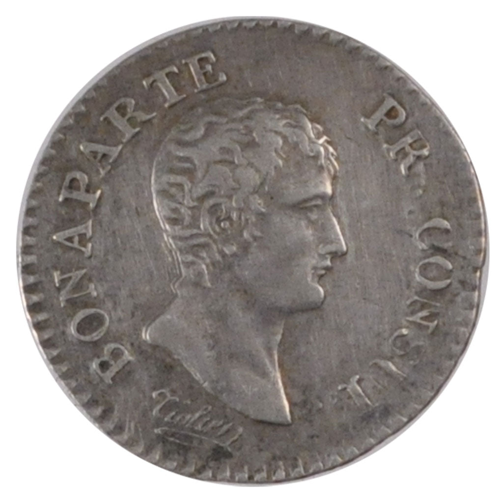 FRANCE, Napoléon I, 1/4 Franc, 1803, Paris, KM #653.1, AU(55-58), Silver, Gadour