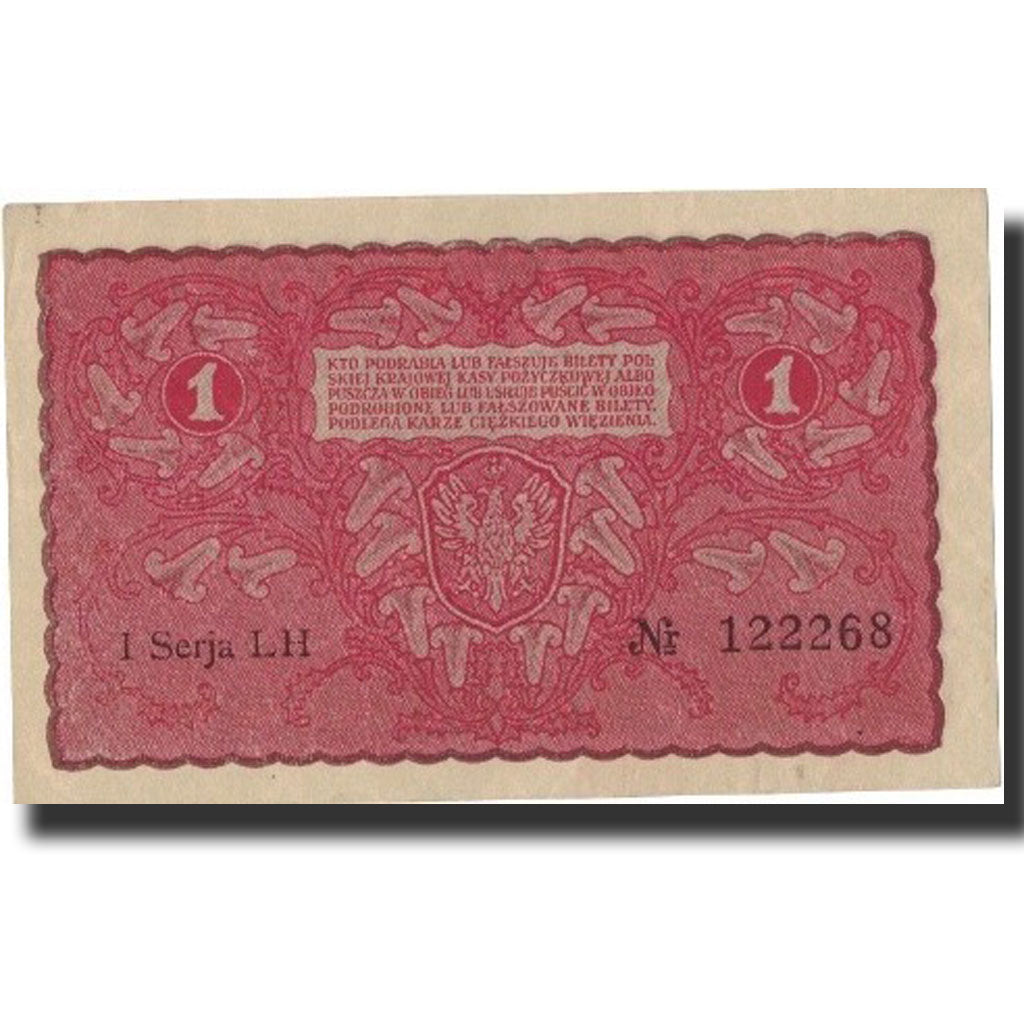Banknote, Poland, 1 Marka, 1919, 1919-08-23, KM:23, UNC(63)