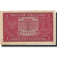 Banknote, Poland, 1 Marka, 1919, 1919-08-23, KM:23, AU(50-53)