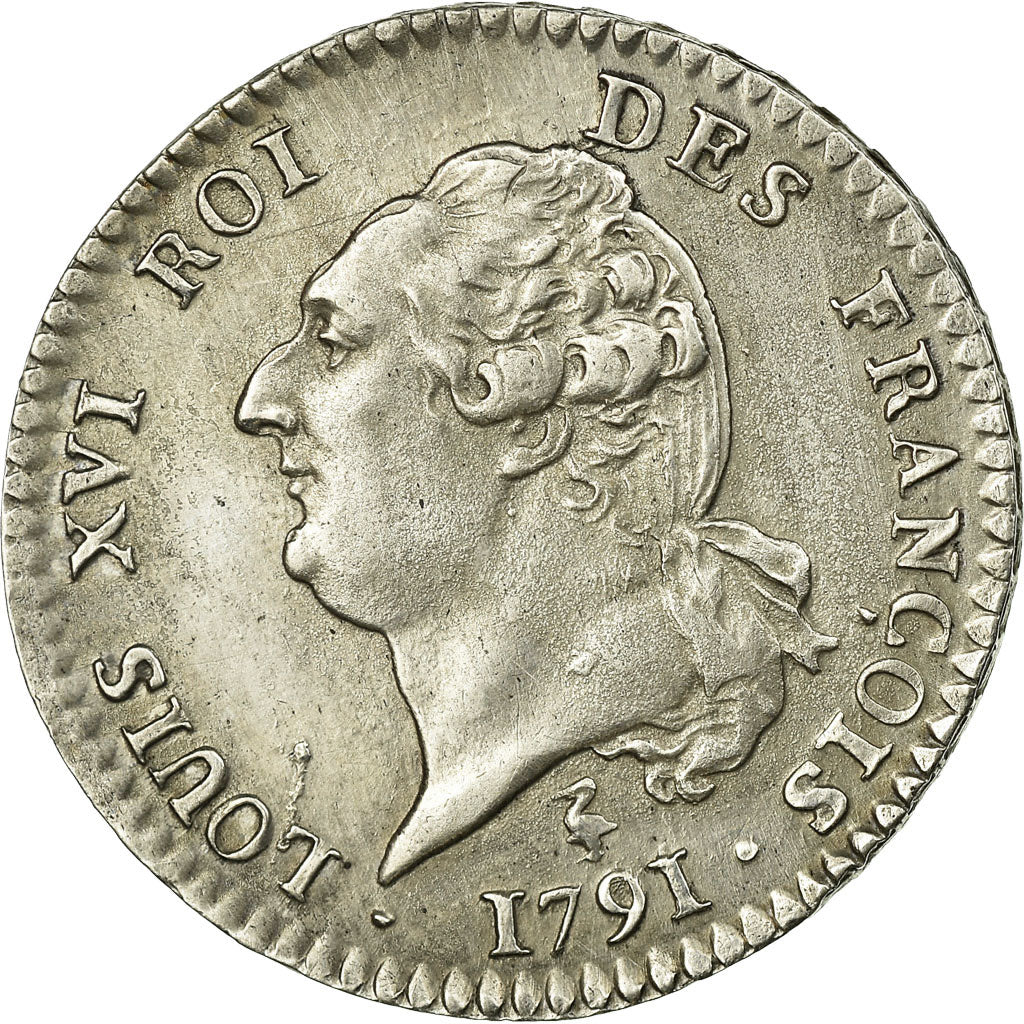 Coin, France, Louis XVI, 15 sols françois, 15 Sols, 1/8 ECU, 1791, Paris