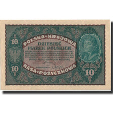 Banknote, Poland, 10 Marek, 1919, 1919-08-23, KM:25, UNC(60-62)