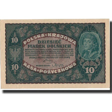 Banknote, Poland, 10 Marek, 1919, 1919-08-23, KM:25, UNC(60-62)