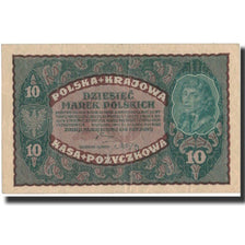 Banknote, Poland, 10 Marek, 1919, 1919-08-23, KM:25, AU(55-58)