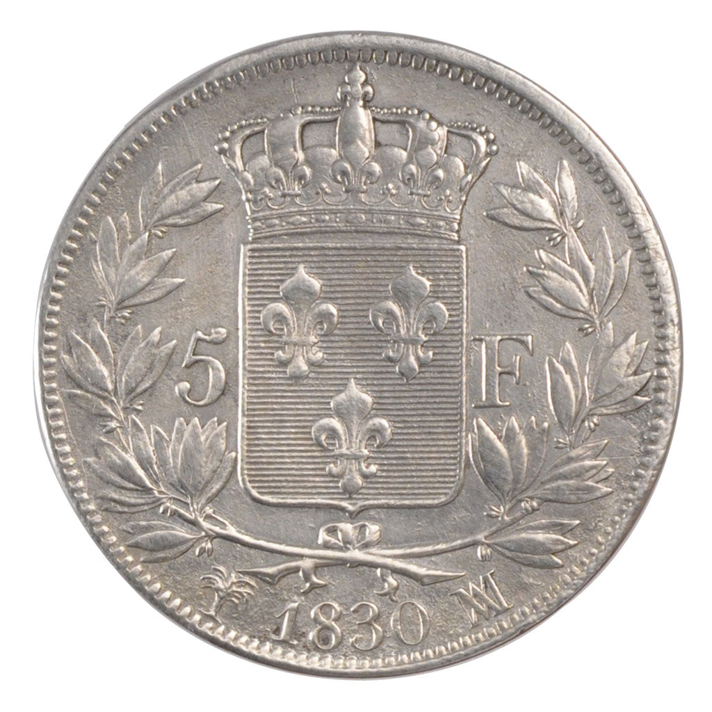 Charles X, 5 Francs second type