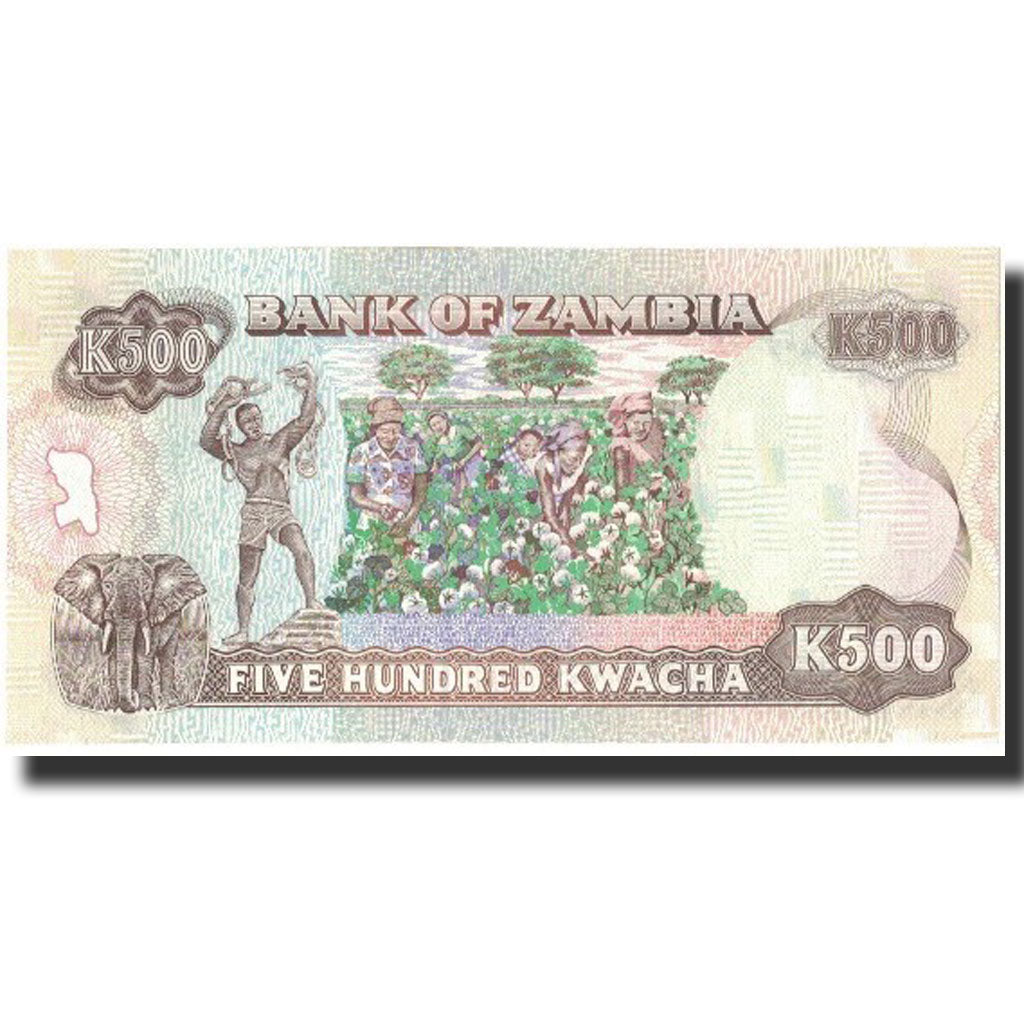 Zambia, 500 Kwacha, Undated (1991), KM:35a, UNC(65-70)