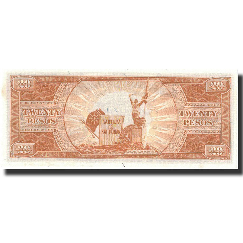 Philippines, 20 Pesos, 1949, 1949, KM:137d, UNC(65-70)