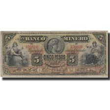 Mexico, 5 Pesos, 1910, 1910, KM:S163Ai, F(12-15)