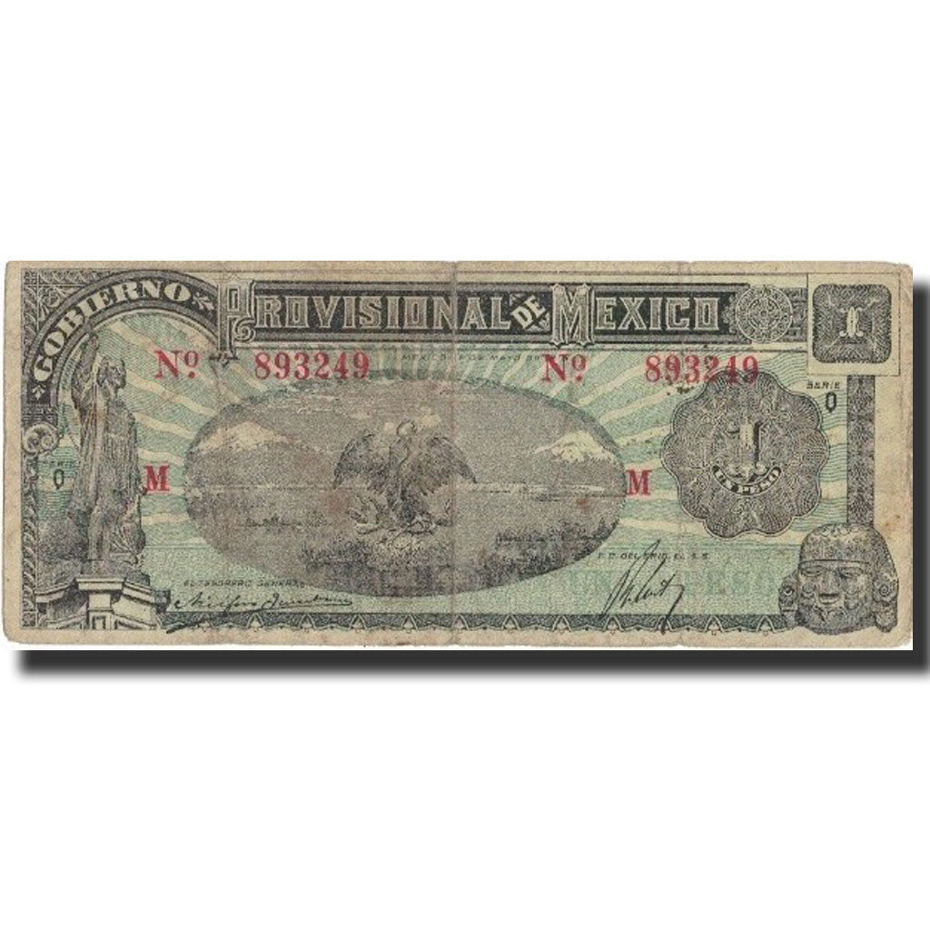 Mexico - Revolutionary, 1 Peso, 1916, 1916-05-01, KM:S709, F(12-15)
