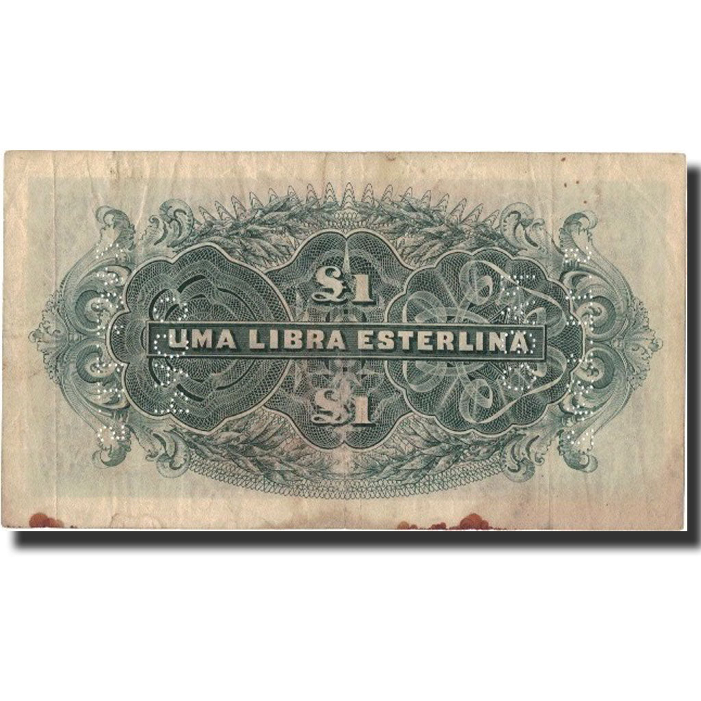 Banknote, Mozambique, 1 Libra, 1934, 1934-03-15, KM:R31, VF(20-25)