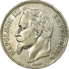 Coin, France, Napoleon III, Napoléon III, 5 Francs, 1866, Paris, EF(40-45)