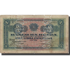 Mozambique, 1 Libra, 1919, 1919-09-15, KM:R7b, F(12-15)