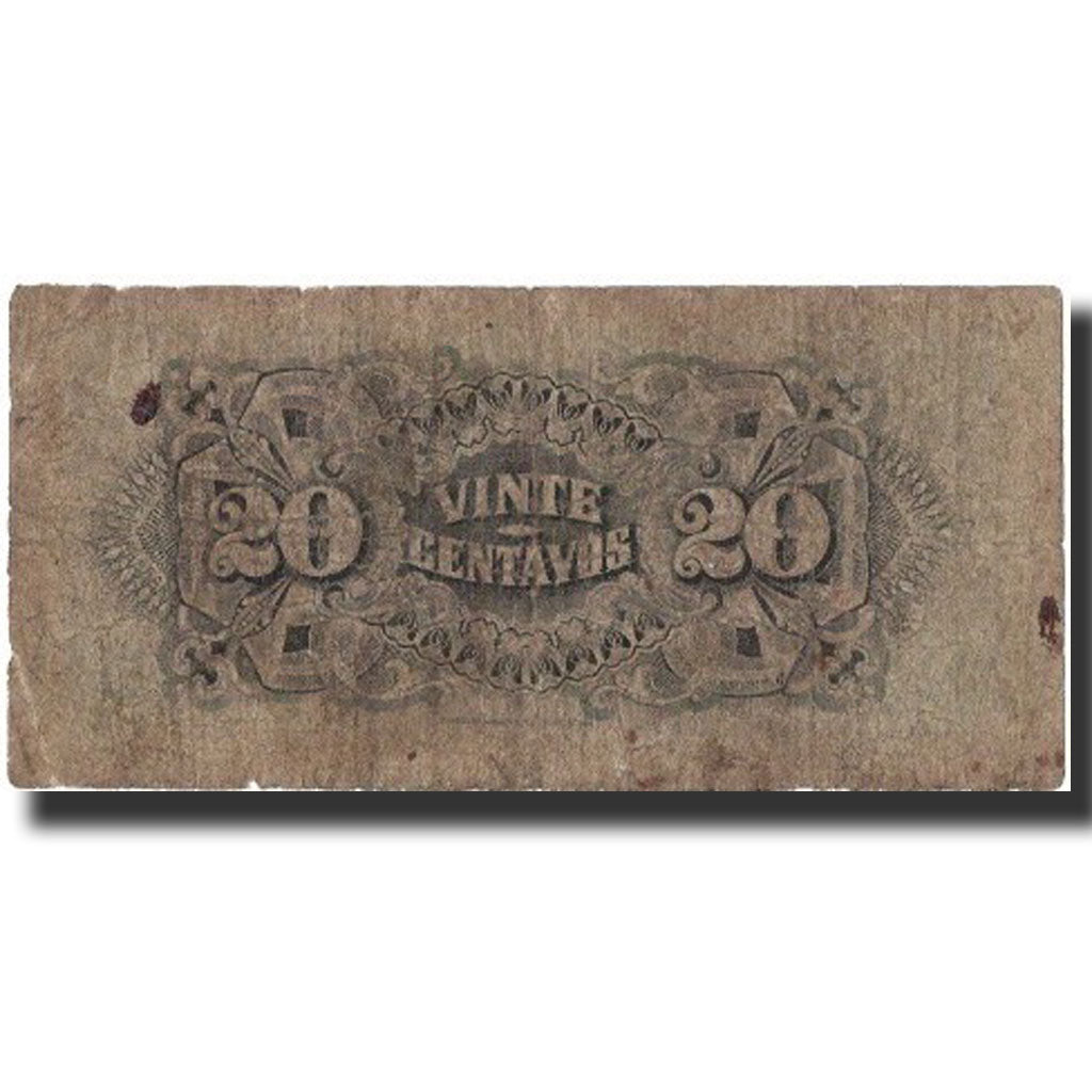 Mozambique, 20 Centavos, 1933, 1933-11-25, KM:R29, VG(8-10)