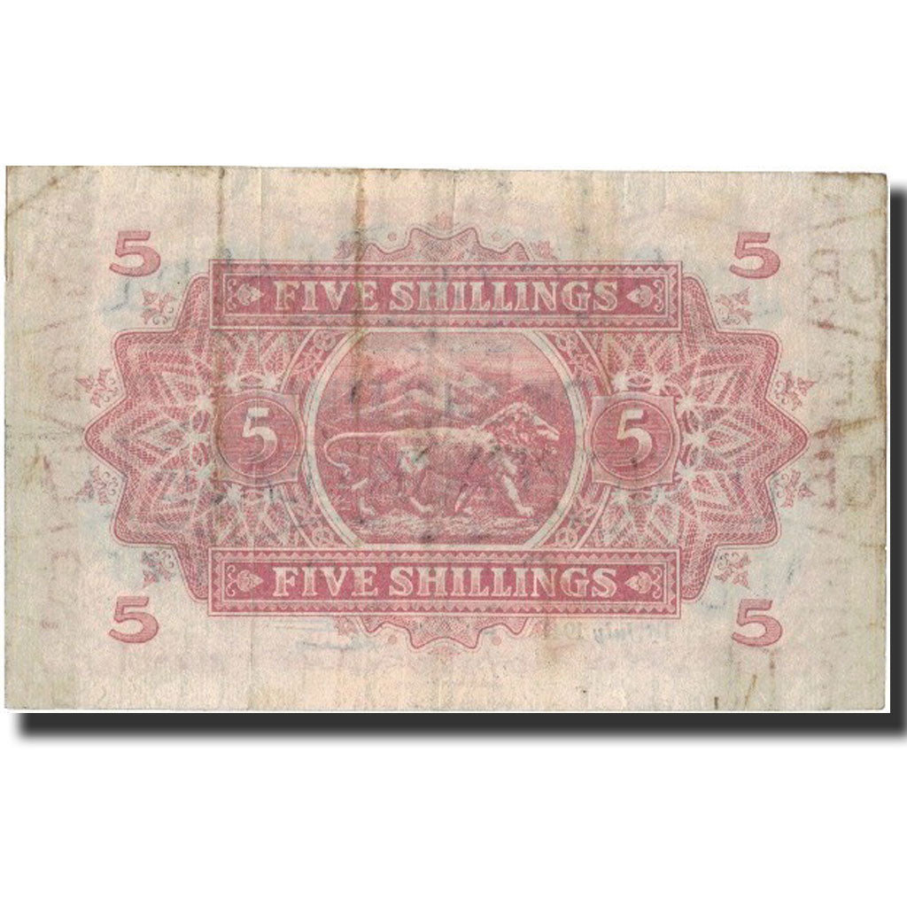 Banknote, EAST AFRICA, 5 Shillings, 1941, 1941-07-01, KM:28a, VF(20-25)