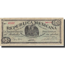 Mexico - Revolutionary, 10 Centavos, 1914, 1914-01-08, KM:S935, VF(30-35)