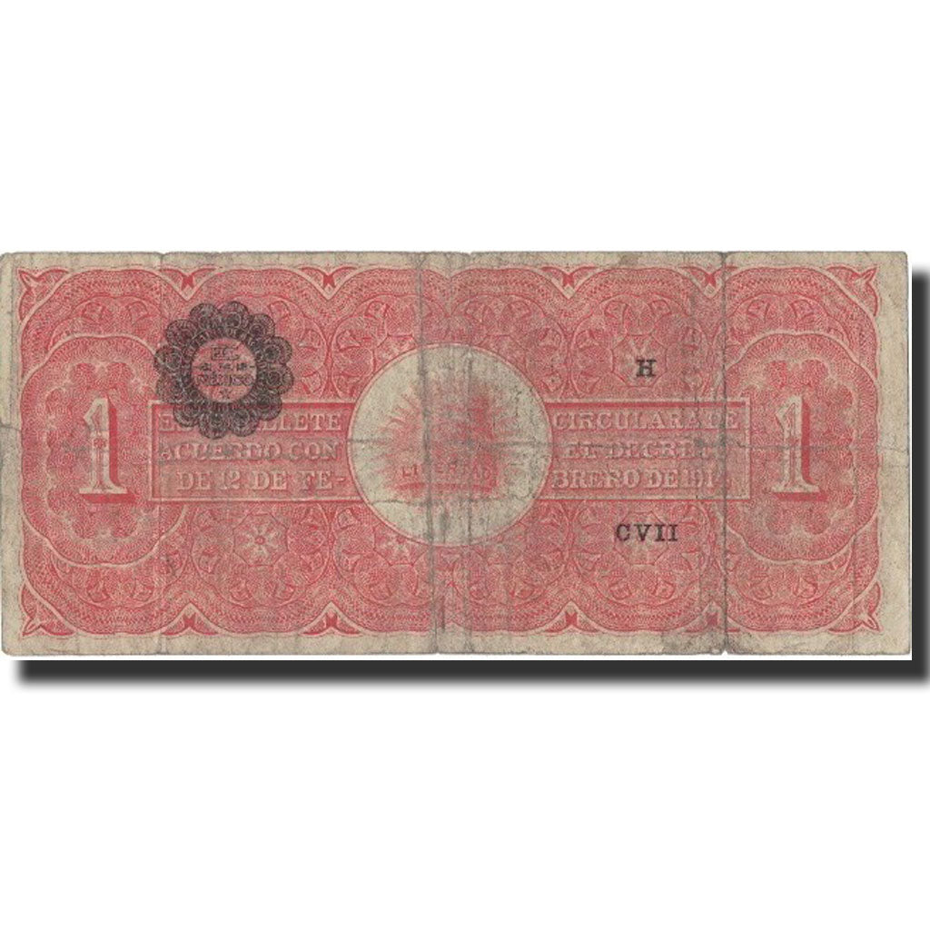 Mexico - Revolutionary, 1 Peso, 1914, 1914-03-30, KM:S523a, F(12-15)
