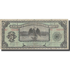 México - Revolucionario, 5 Pesos, 1914, KM:S524, 1914-03-30, RC+