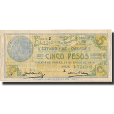 Mexico - Revolutionary, 5 Pesos, 1916, 1916-01-28, KM:S954, EF(40-45)