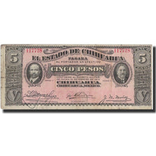 Mexico - Revolutionary, 5 Pesos, 1914, 1914-02-10, KM:S532c, VF(20-25)