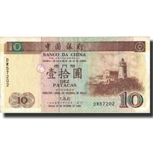 Macau, 10 Patacas, 1995, KM:90, 1995-10-16, MB+