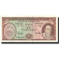 Banknot, Macau, 5 Patacas, 1976, 1976-11-18, KM:54a, UNC(65-70)