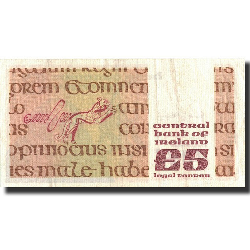 Ireland - Republic, 5 Pounds, 1985, 1985-10-18, KM:71d, EF(40-45)