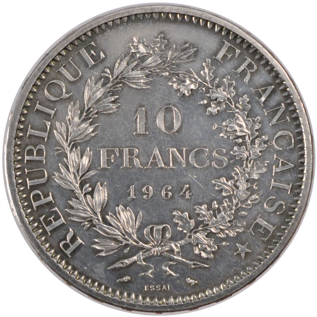 FRANCE, 10 Francs, 1964, MS(65-70), Silver, Gadoury #813, 25.07