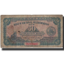 Macau, 50 Avos, 1946, 1946-08-06, KM:38a, F(12-15)