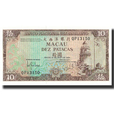 Banknot, Macau, 10 Patacas, 1984, 1984-05-12, KM:59c, UNC(65-70)