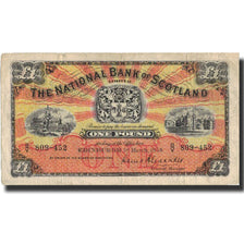 Scotland, 1 Pound, 1958, KM:258c, 1958-03-01, VF(20-25)