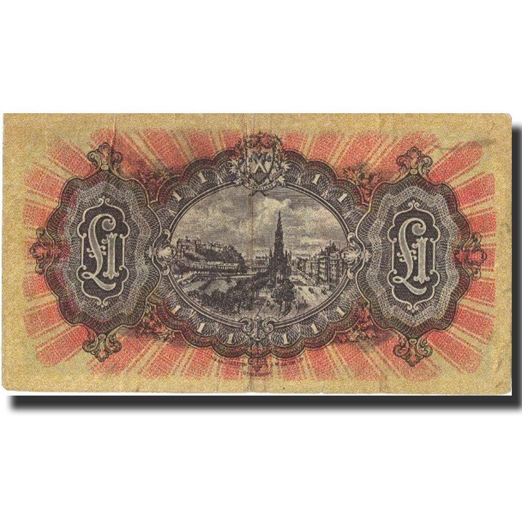 Scotland, 1 Pound, 1958, KM:258c, 1958-03-01, VF(20-25)