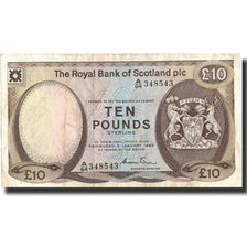 Scotland, 10 Pounds, 1983, KM:343a, 1983-01-05, VF(30-35)