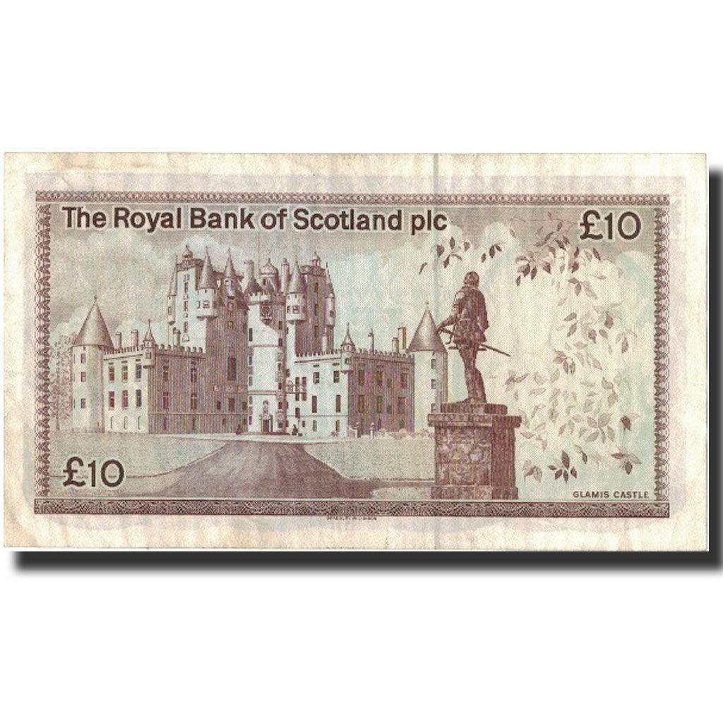 Scotland, 10 Pounds, 1983, KM:343a, 1983-01-05, VF(30-35)