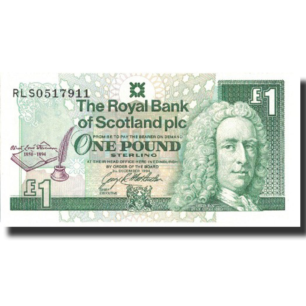 Scotland, 1 Pound, 1994, KM:358a, 1994-12-03, UNC(65-70)