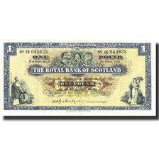 billete, 1 Pound, 1965, Escocia, KM:325b, 1965-04-01, EBC
