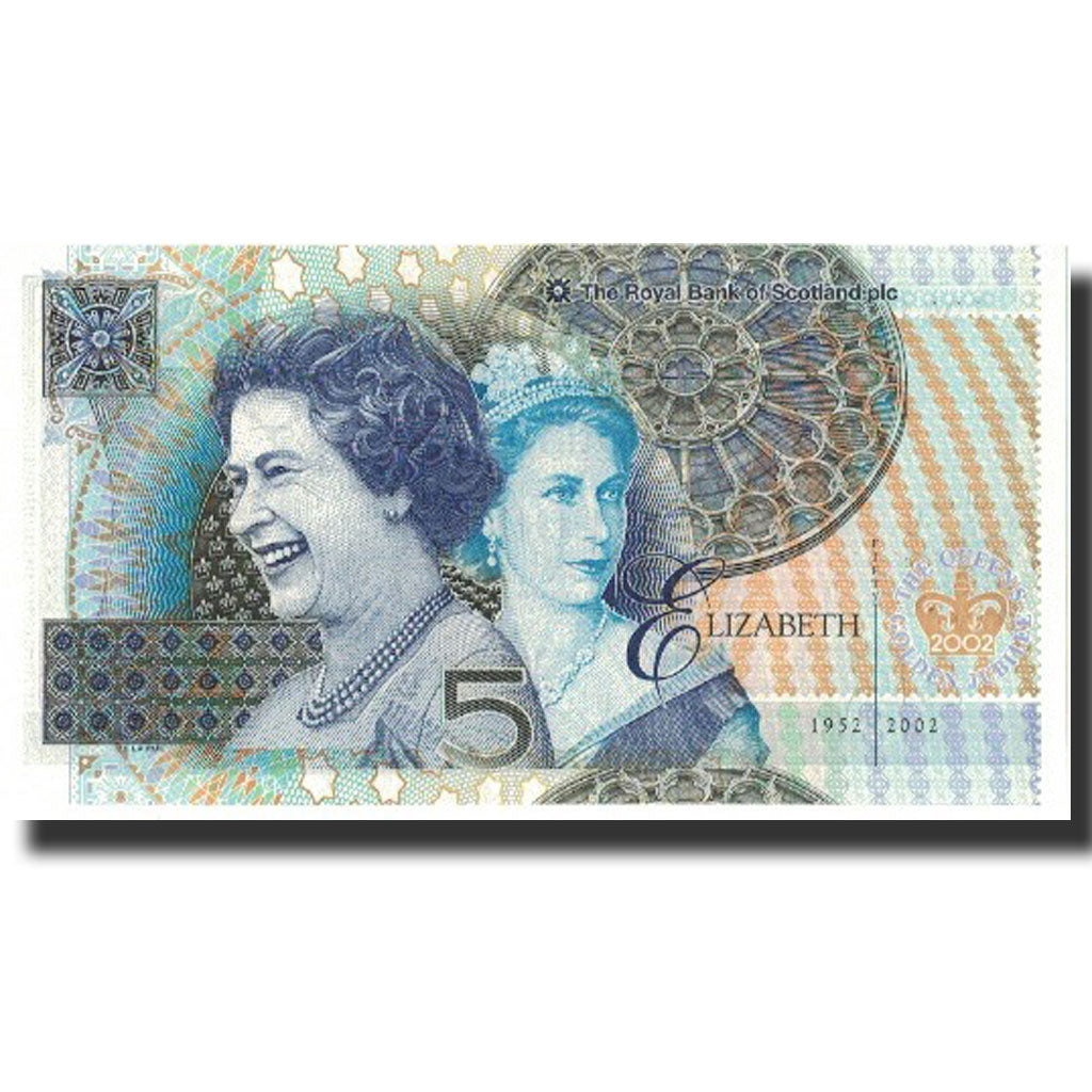 banknote, Scotland, 5 Pounds, 2002, 2002-02-06, KM:362, UNC(65-70)