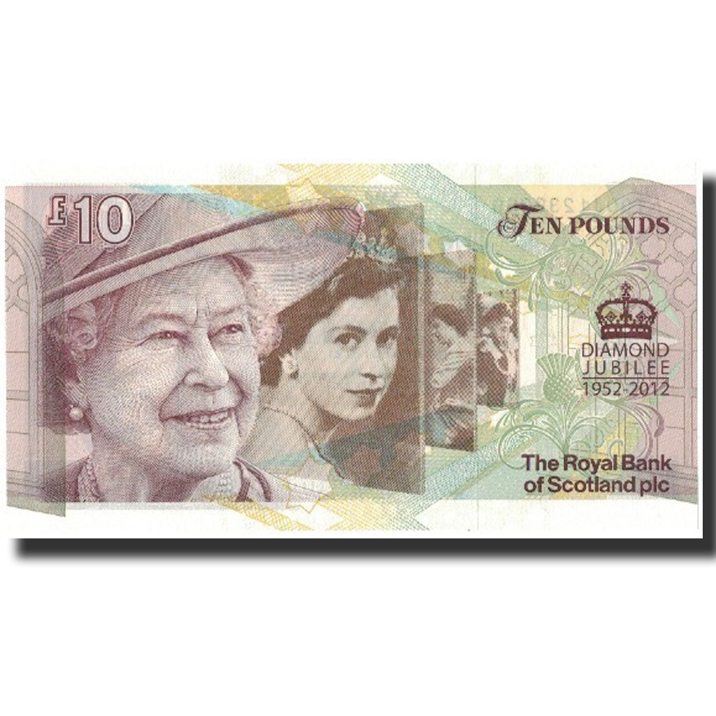 banknote, Scotland, 10 Pounds, 2012, 2012-02-06, KM:368, UNC(65-70)