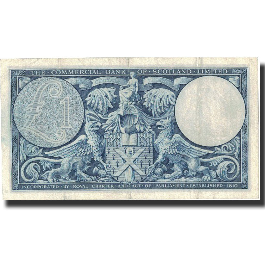banknote, Scotland, 1 Pound, 1958, 1958-01-02, KM:S336, EF(40-45)
