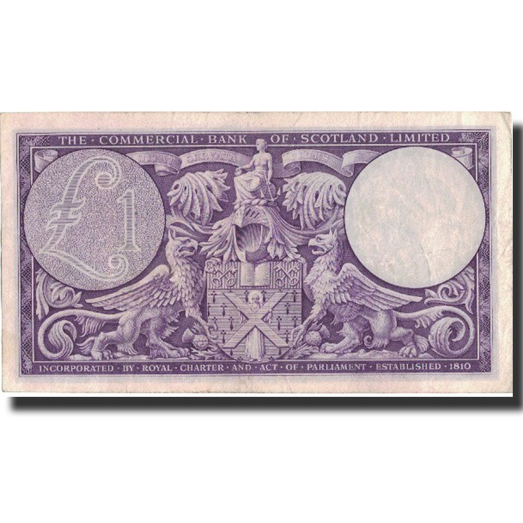 banknote, Scotland, 1 Pound, 1953, 1953-01-02, KM:S332, AU(50-53)