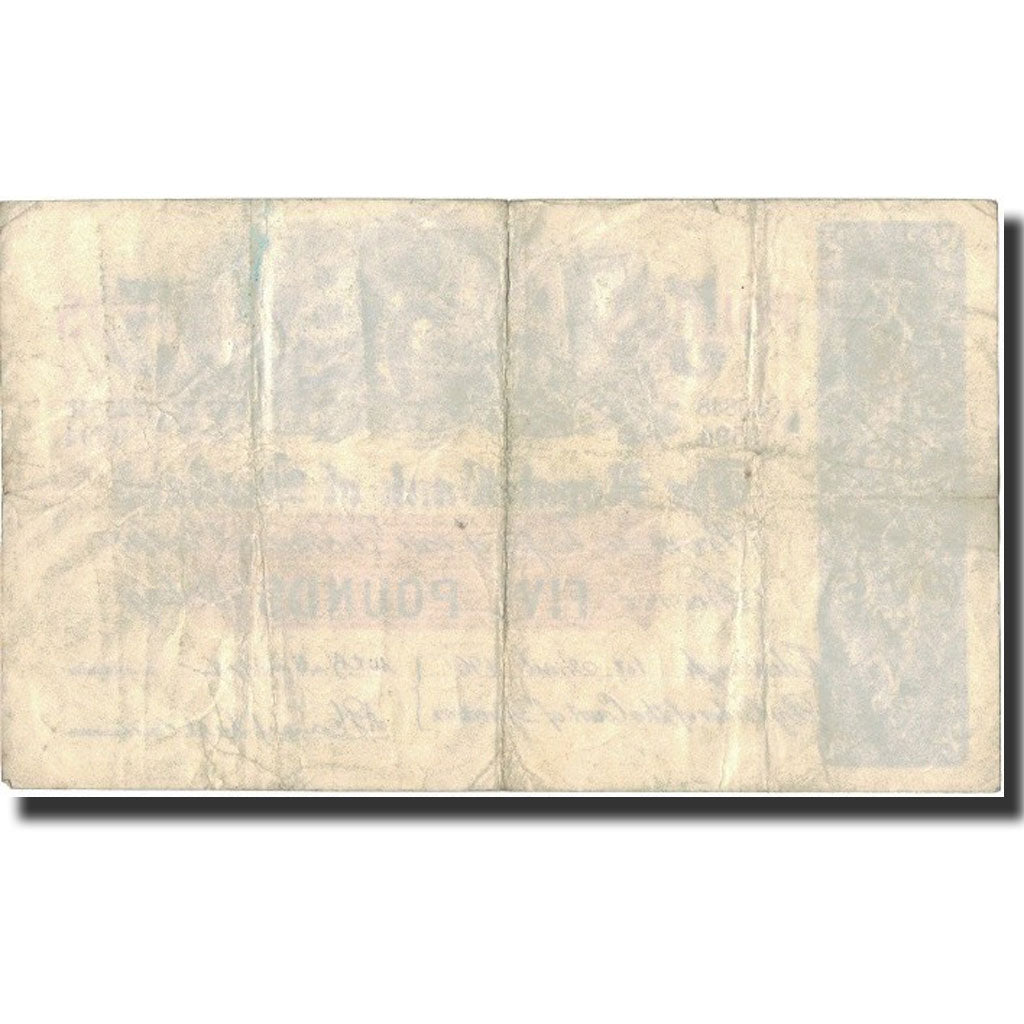 billete, 5 Pounds, 1961, Escocia, KM:323c, 1961-04-01, BC+