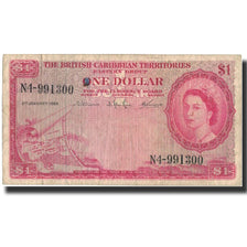 Banknote, British Caribbean Territories, 1 Dollar, 1964, 1964-01-02, KM:7c