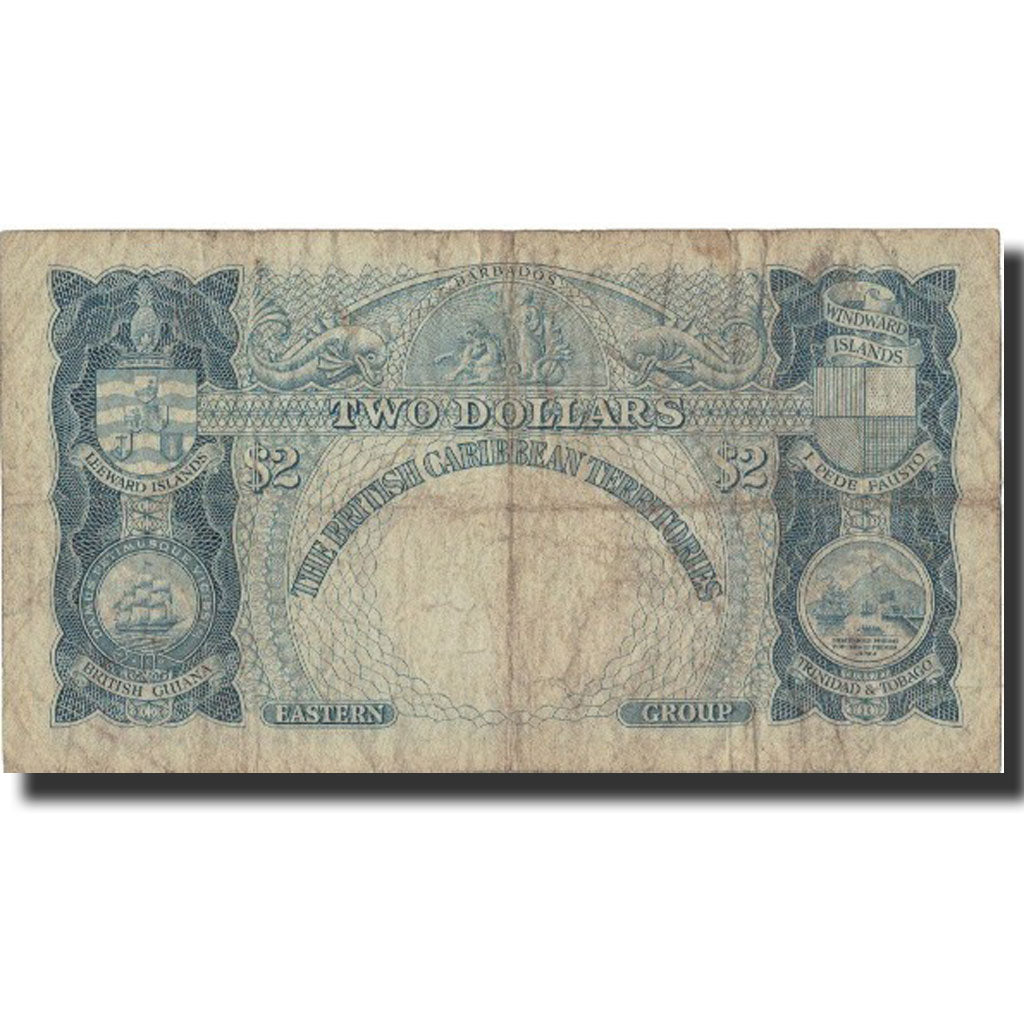 Banknote, British Caribbean Territories, 2 Dollars, 1963, 1963-01-02, KM:8c