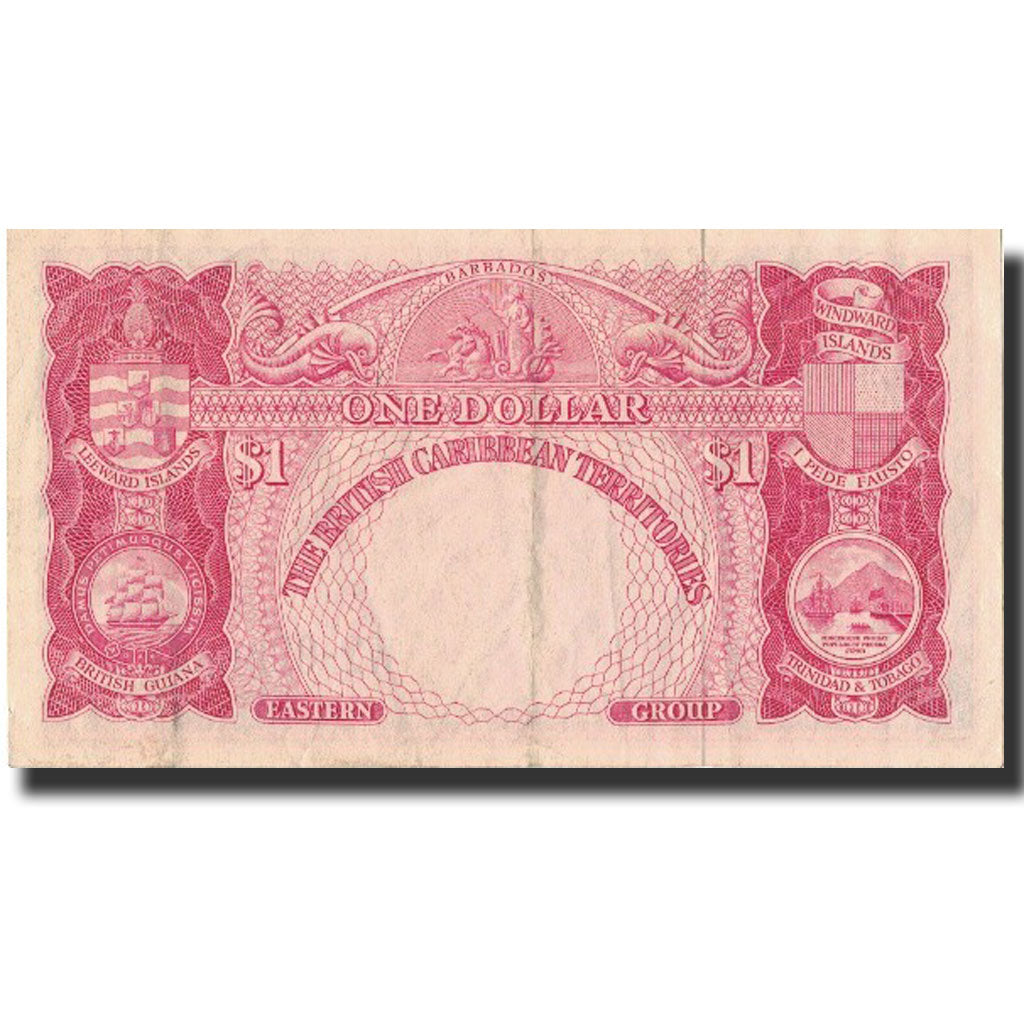 Banknote, British Caribbean Territories, 1 Dollar, 1957, 1957-01-02, KM:7b