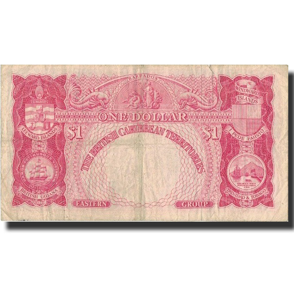 Banknote, British Caribbean Territories, 1 Dollar, 1960, 1960-07-01, KM:7c