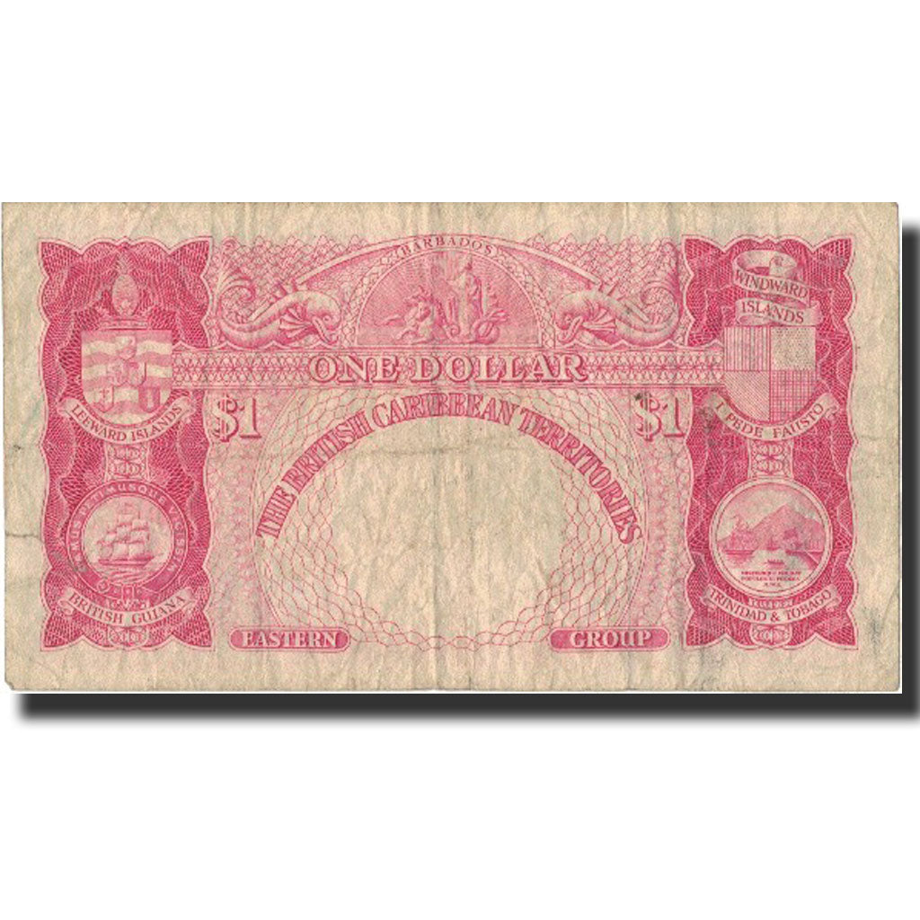 Banknote, British Caribbean Territories, 1 Dollar, 1963, 1963-01-02, KM:7c