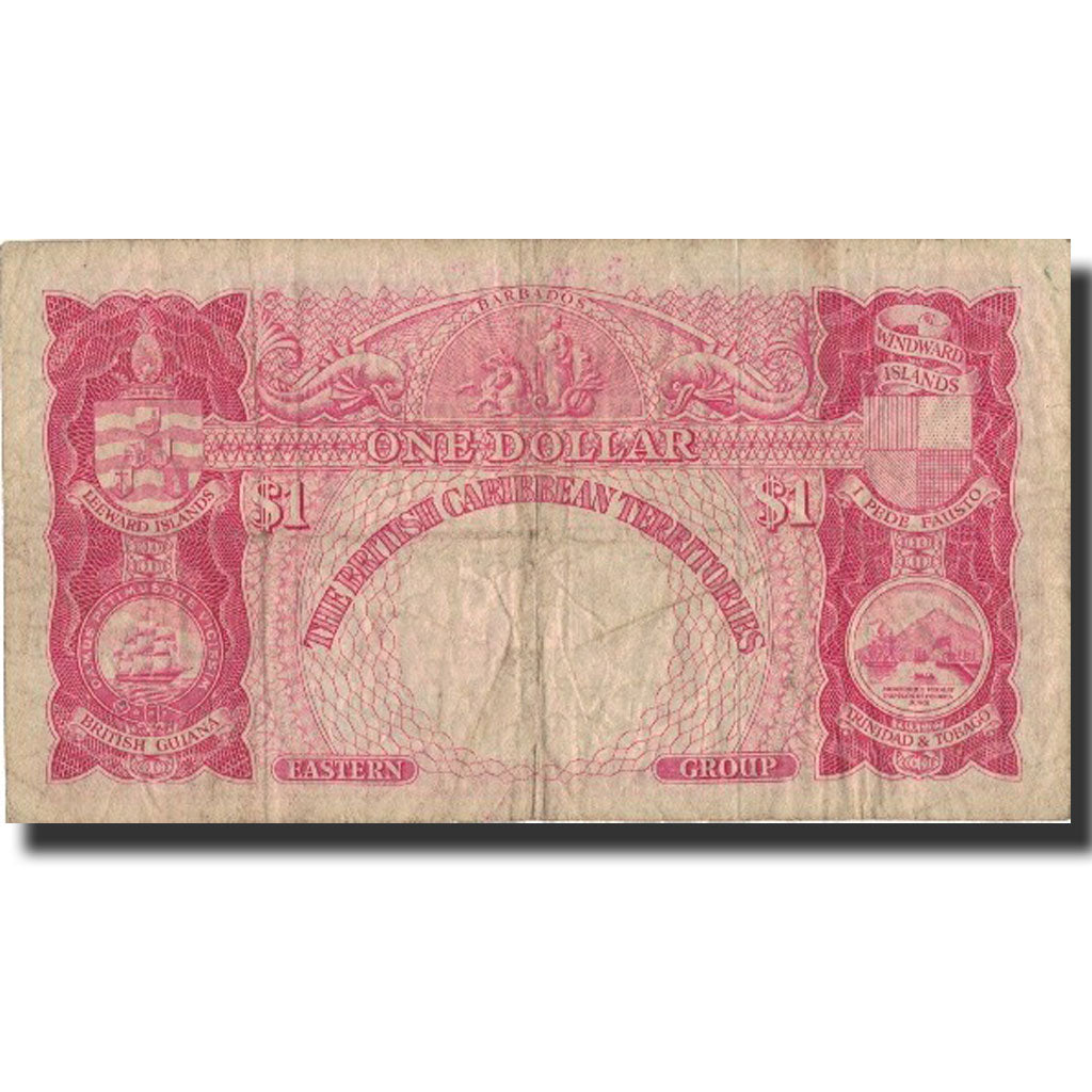 Geldschein, British Caribbean Territories, 1 Dollar, 1961, 1961-01-02, KM:7c, S