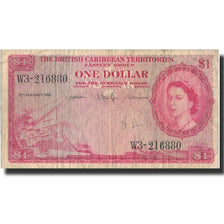 Banknote, British Caribbean Territories, 1 Dollar, 1961, 1961-01-02, KM:7c