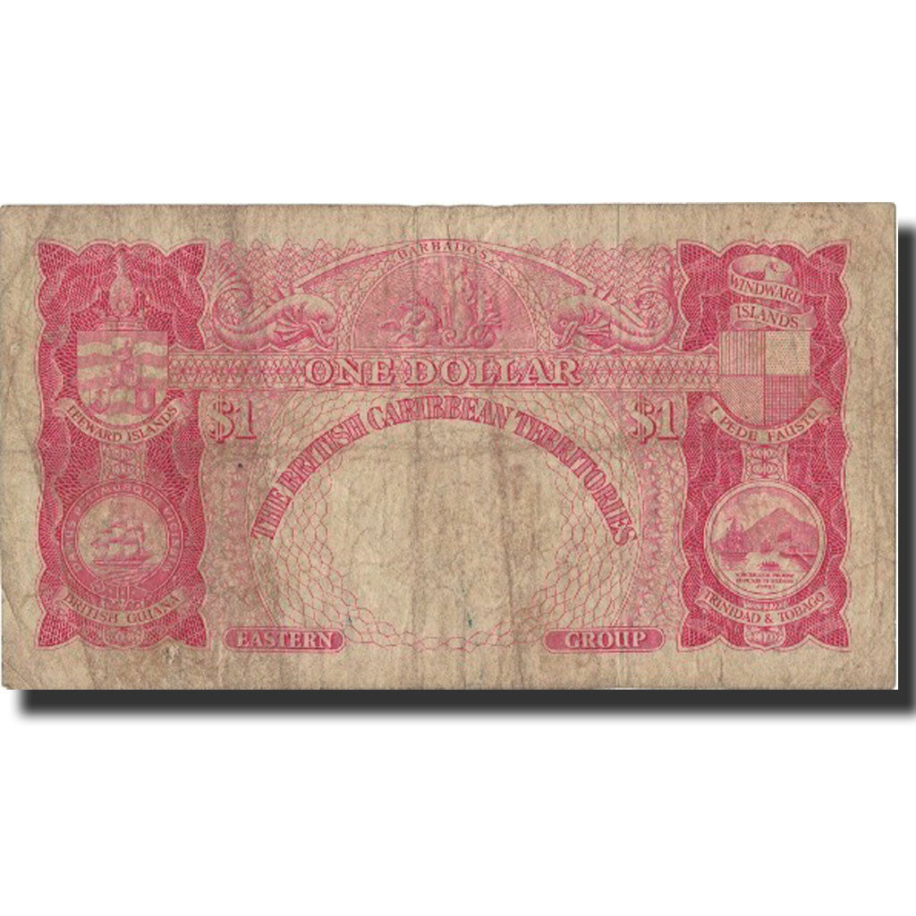Banknote, British Caribbean Territories, 1 Dollar, 1960, 1960-07-01, KM:7c