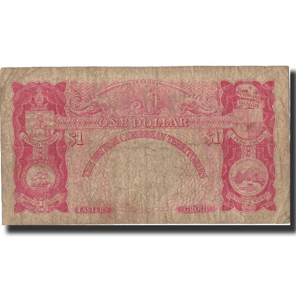 Banknote, British Caribbean Territories, 1 Dollar, 1961, 1961-01-02, KM:7c